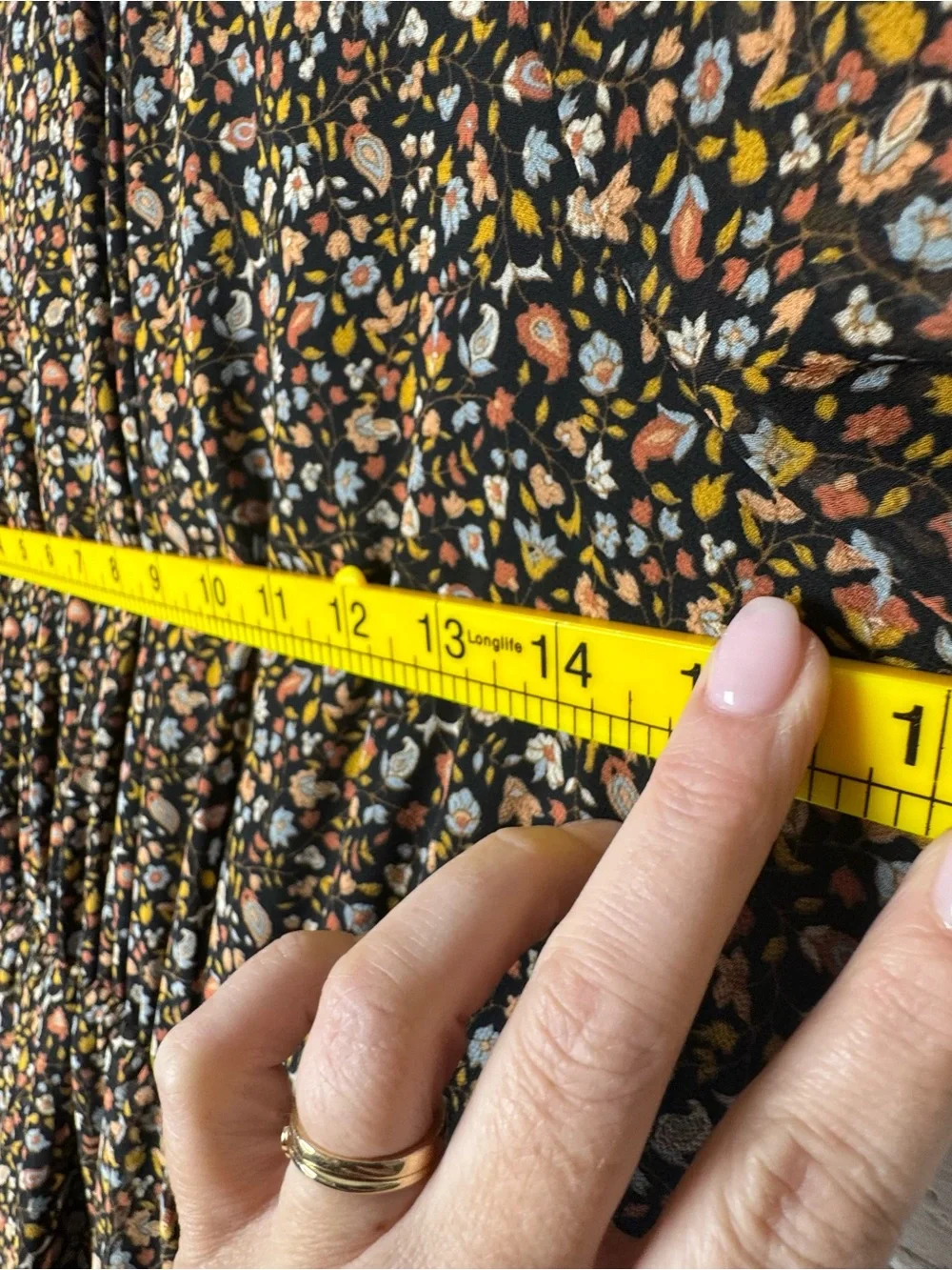 MADEWELL Georgette Smocked-Neck Midi Dress Folktale Paisley XXS XS‎